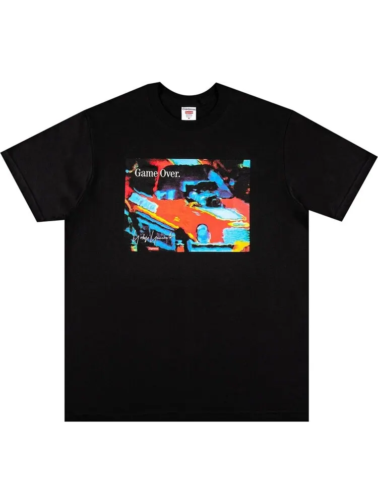 Футболка Supreme x Yohji Yamamoto Game Over Tee 'Black' — изображение 1 из 2, черный