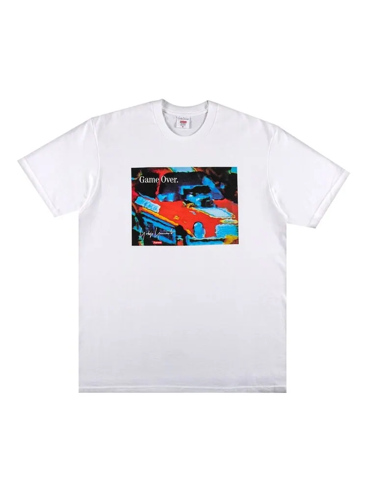 Футболка Supreme x Yohji Yamamoto Game Over Tee 'White' — изображение 1 из 2, белый