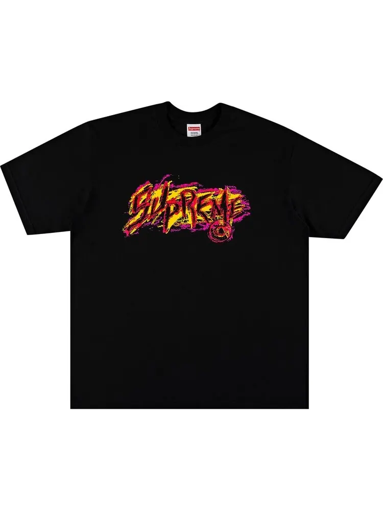 Футболка Supreme Scratch Tee 'Black' — изображение 1 из 2, черный