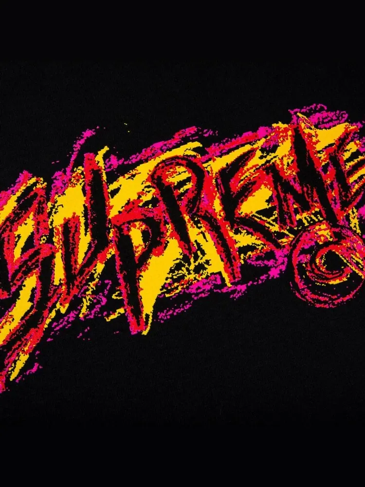 Футболка Supreme Scratch Tee 'Black' — изображение 2 из 2, черный