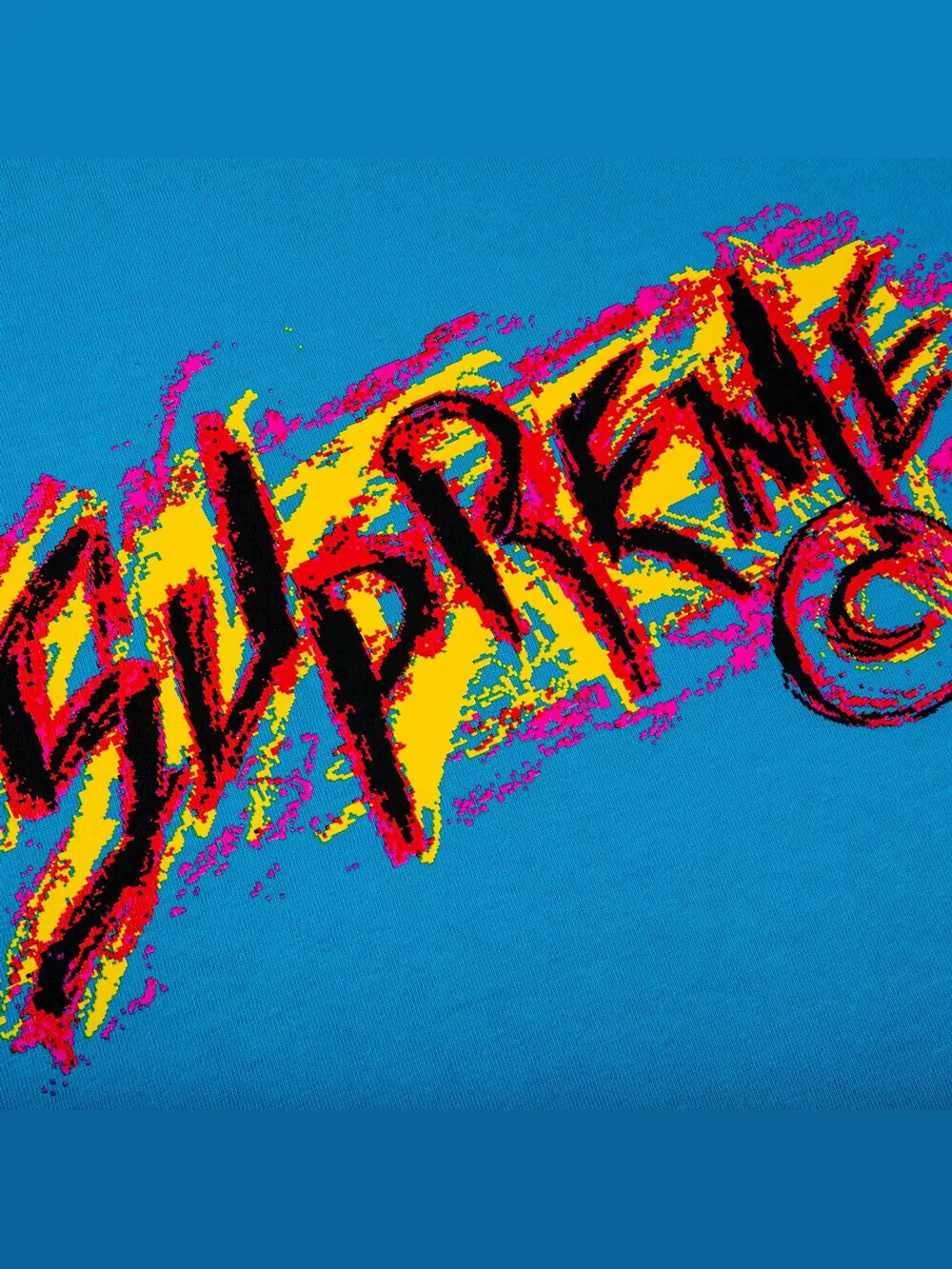 Футболка Supreme Scratch — изображение 2 из 2, синий
