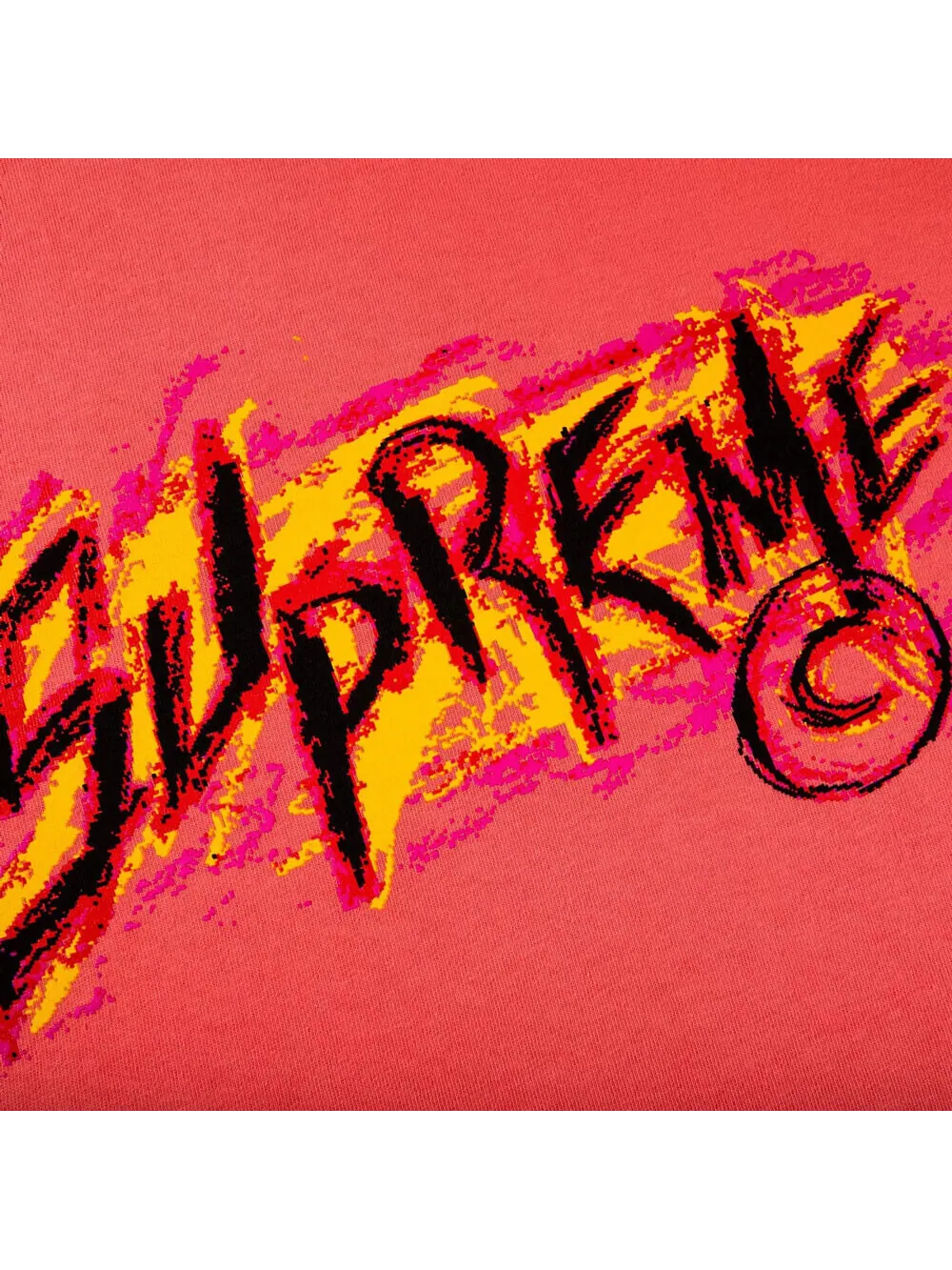 Футболка Supreme Scratch — изображение 2 из 2, розовый