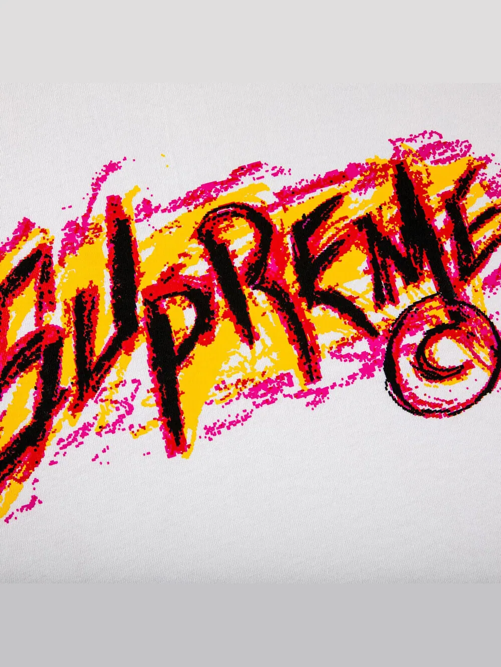 Футболка Supreme Scratch — изображение 2 из 2, белый