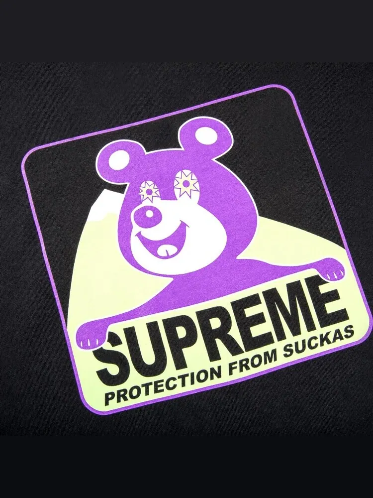 Футболка Supreme Bear Tee 'Black' — изображение 2 из 2, черный