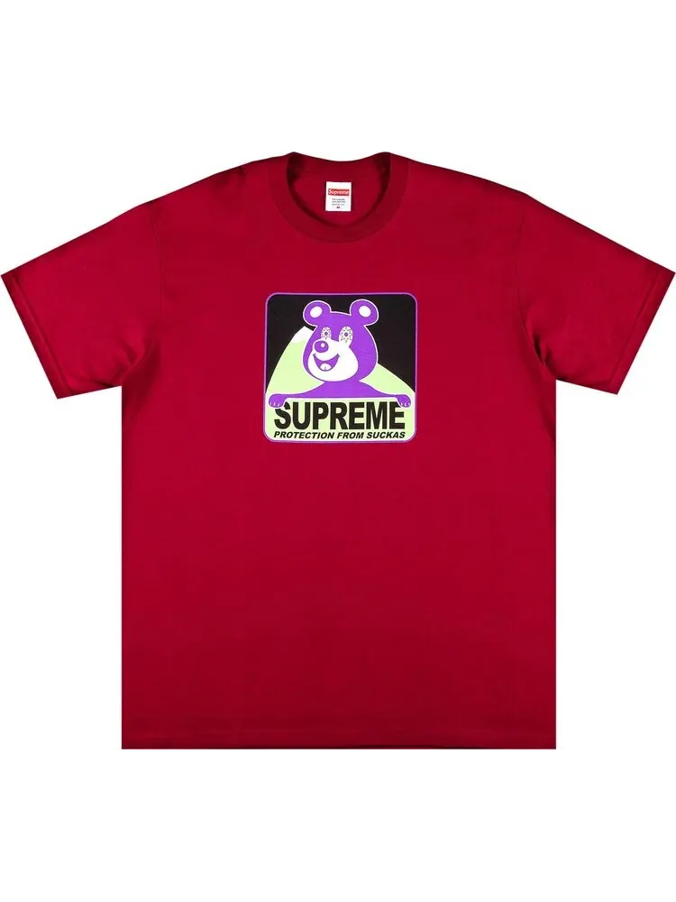 Футболка Supreme Bear Tee 'Cardinal' — изображение 1 из 2, красный