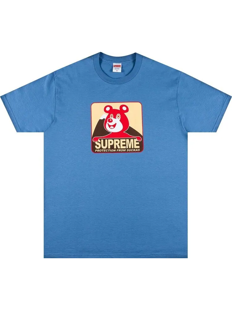 Футболка Supreme Bear Tee 'Dusty Light Royal' — изображение 1 из 2, синий