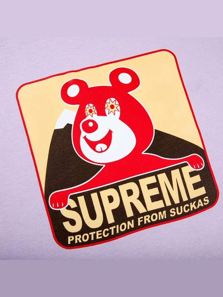 Футболка Supreme Bear Tee 'Light Purple' — изображение 2 из 2, фиолетовый
