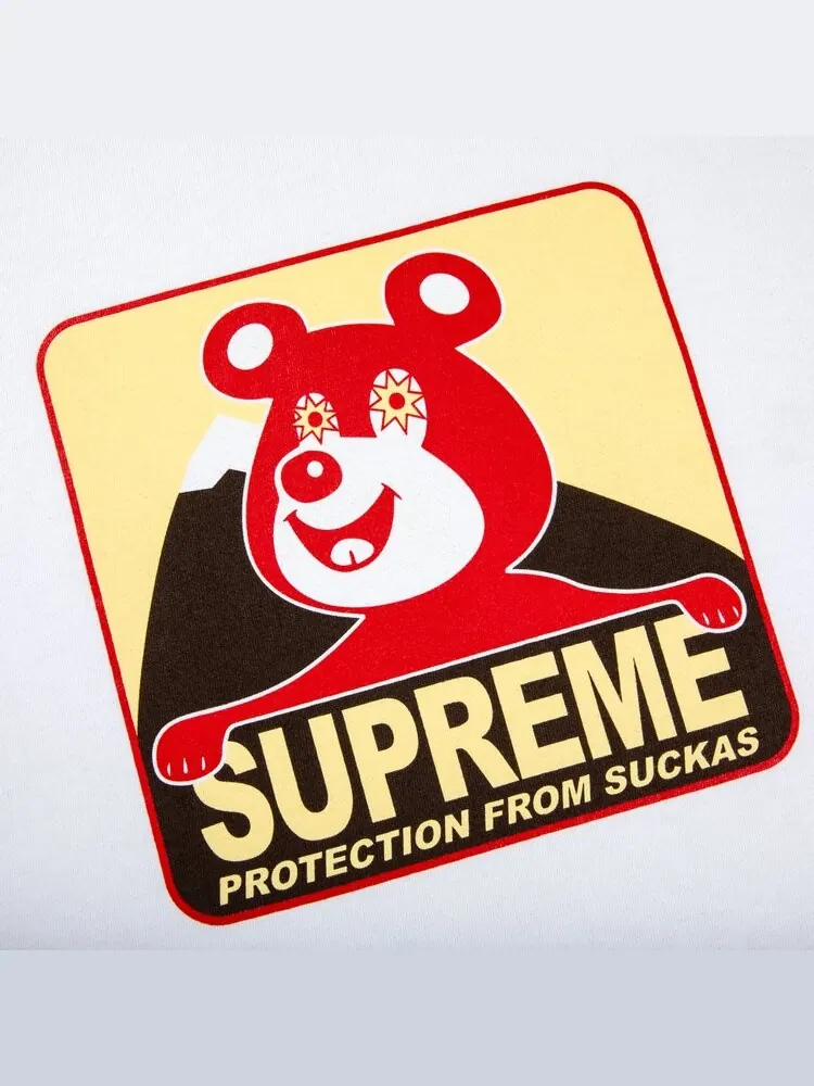 Футболка Supreme Bear Tee 'White' — изображение 2 из 2, белый