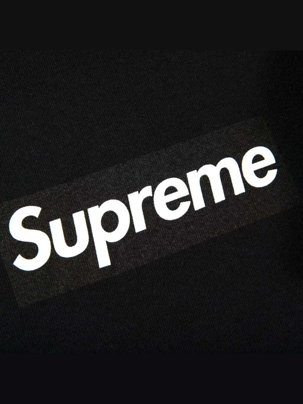 Лонгслив Supreme Box Logo — изображение 2 из 2, черный