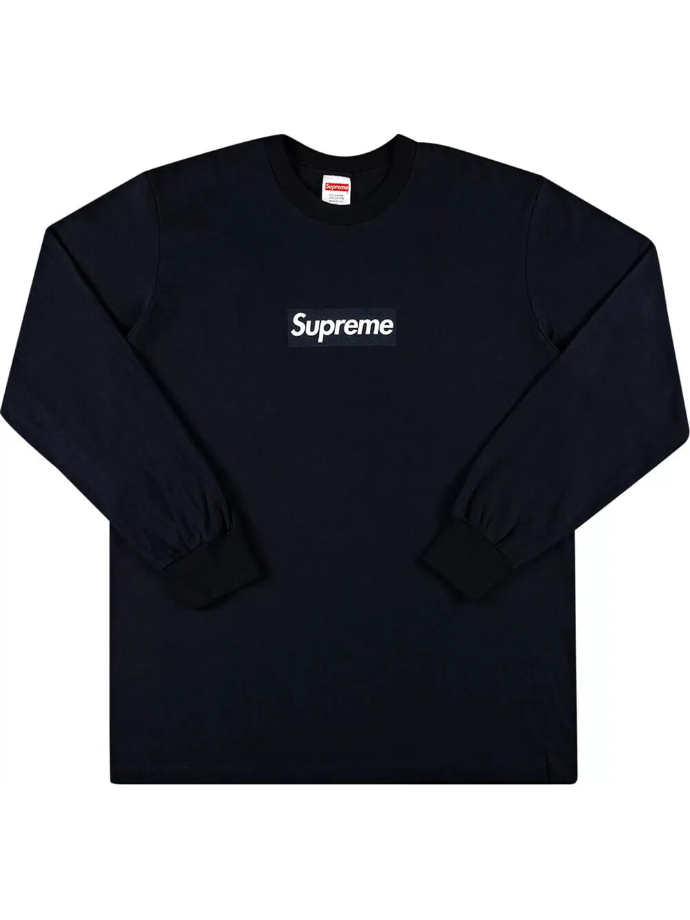 Лонгслив Supreme Box Logo — изображение 1 из 2, синий