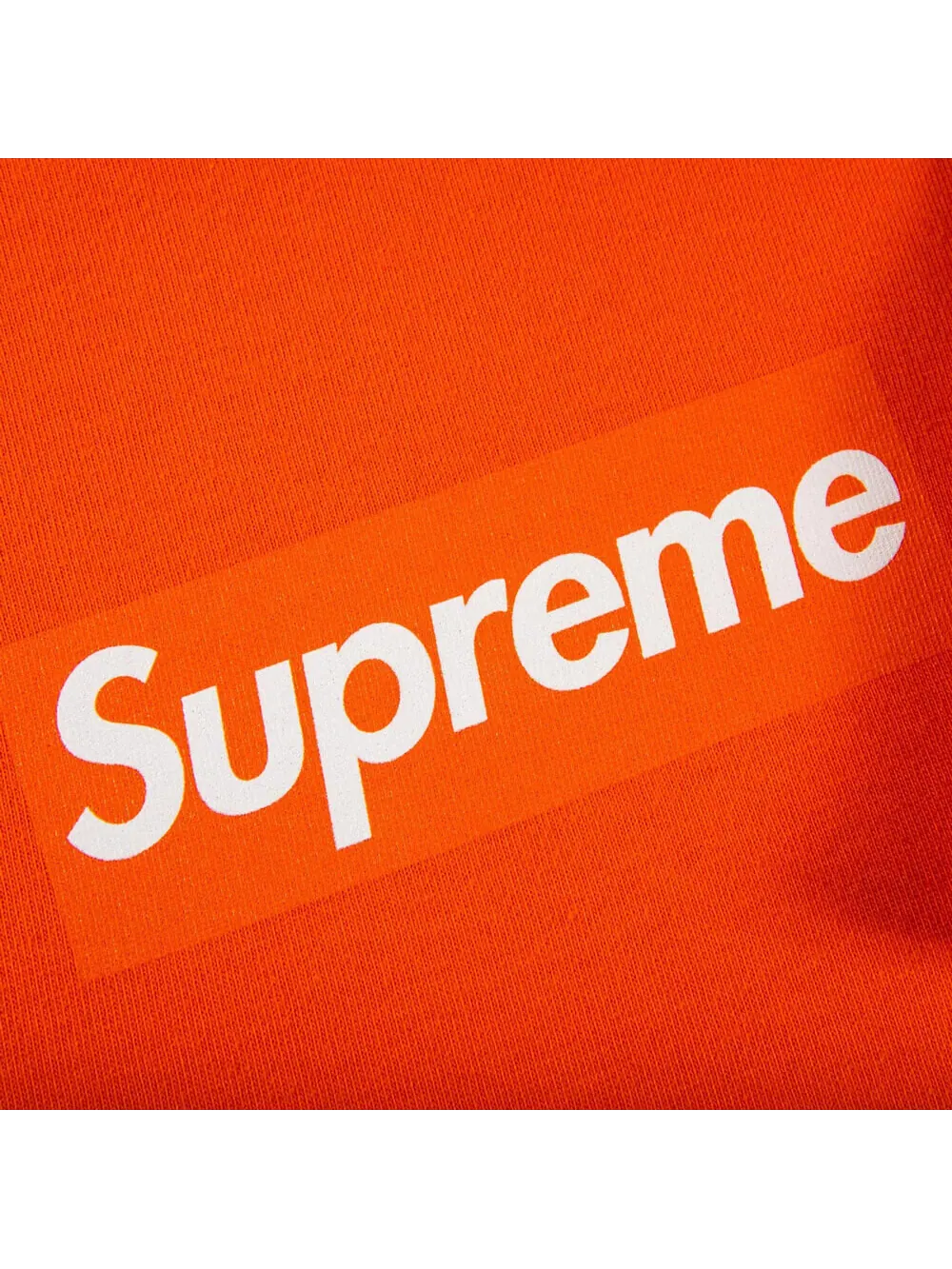 Лонгслив Supreme Box Logo — изображение 2 из 2, оранжевый