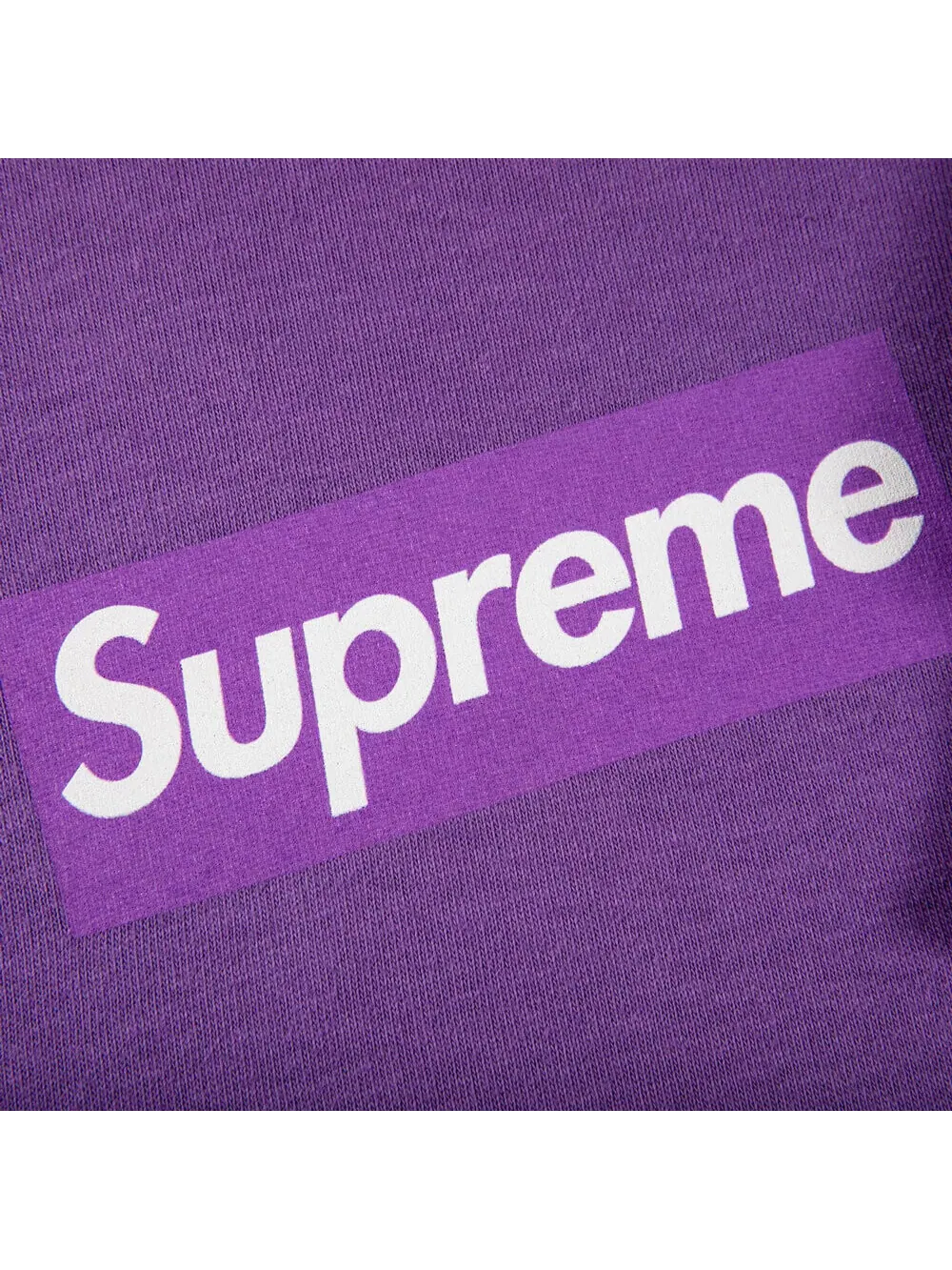 Лонгслив Supreme Box Logo — изображение 2 из 2, фиолетовый