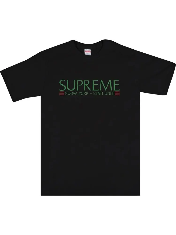 Футболка Supreme Nuova York Tee 'Black' — изображение 1 из 1, черный