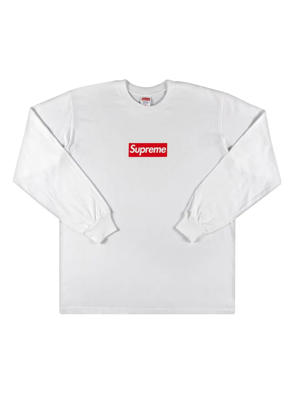 Лонгслив Supreme Box Logo — изображение 1 из 2, белый