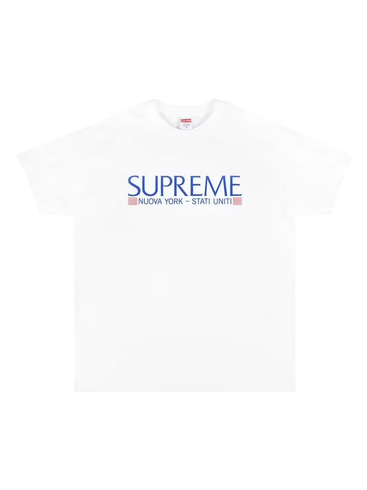 Футболка Supreme Nuova York Tee 'White' — изображение 1 из 1, белый