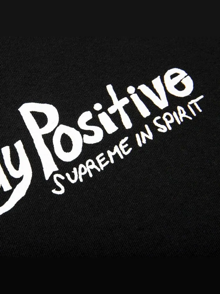 Футболка Supreme Stay Positive Tee 'Black' — изображение 3 из 3, черный