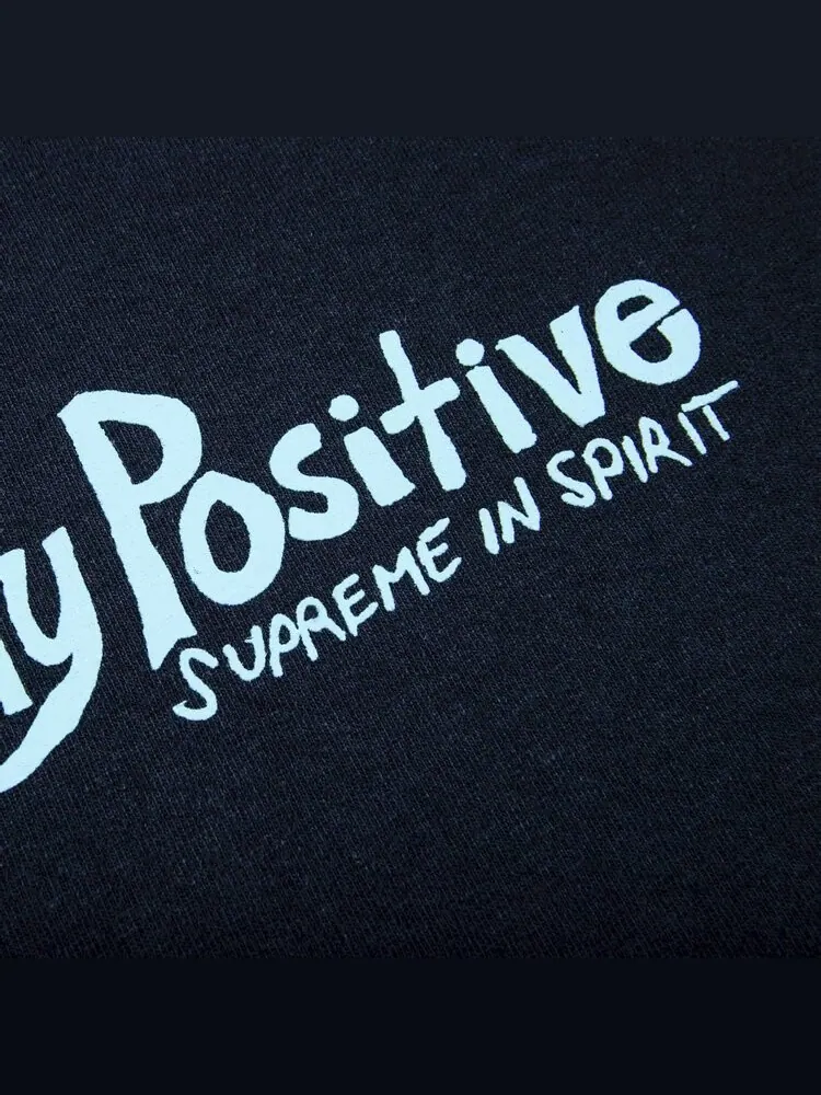 Футболка Supreme Stay Positive Tee 'Navy' — изображение 3 из 3, синий