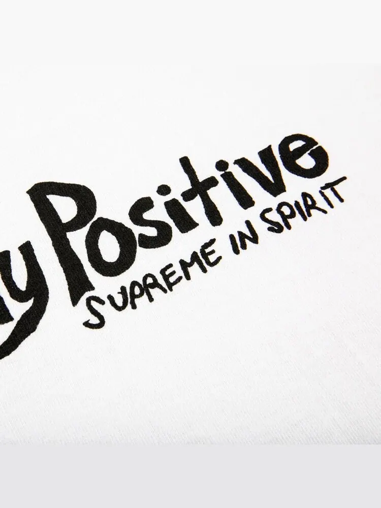 Футболка Supreme Stay Positive Tee 'White' — изображение 3 из 3, белый