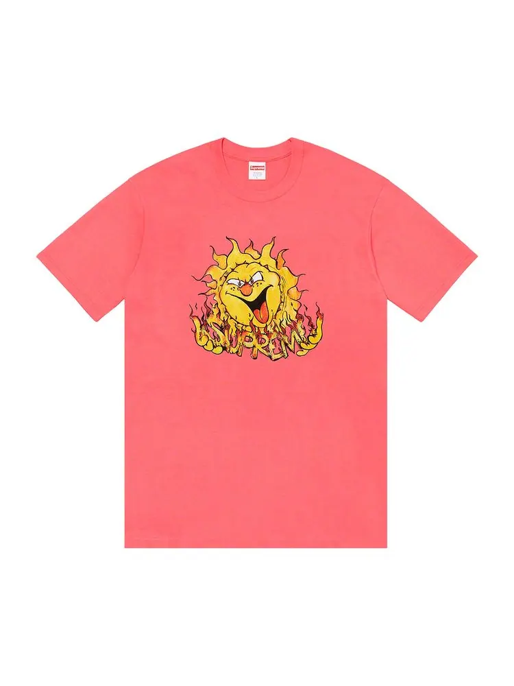 Футболка Supreme Sun Tee Bright Coral — изображение 1 из 1, оранжевый