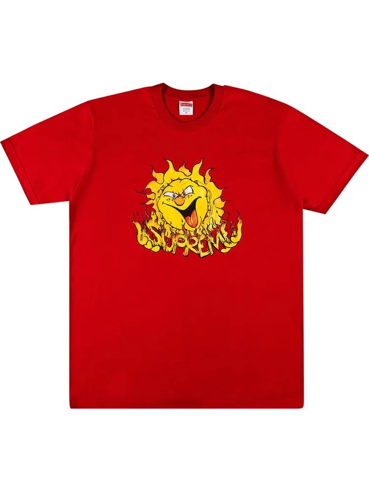 Футболка Supreme Sun Tee 'Red' — изображение 1 из 2, красный