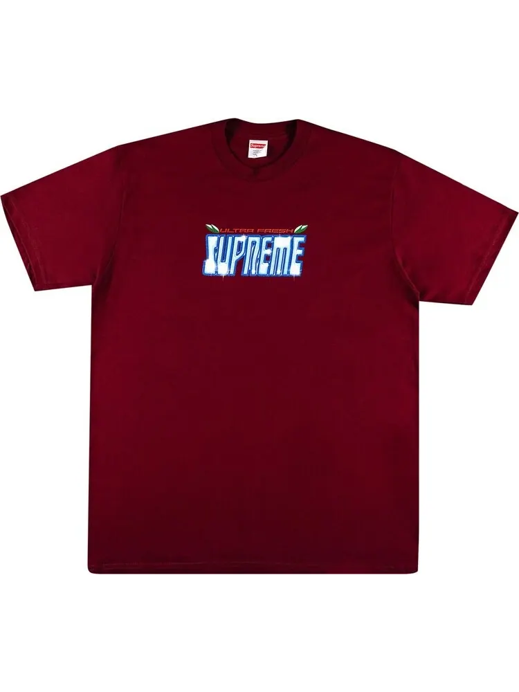 Футболка Supreme Ultra Fresh Tee 'Burgundy' — изображение 1 из 2, красный