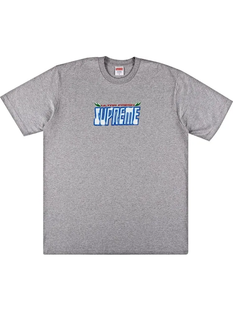 Футболка Supreme Ultra Fresh Tee 'Heather Grey' — изображение 1 из 2, серый