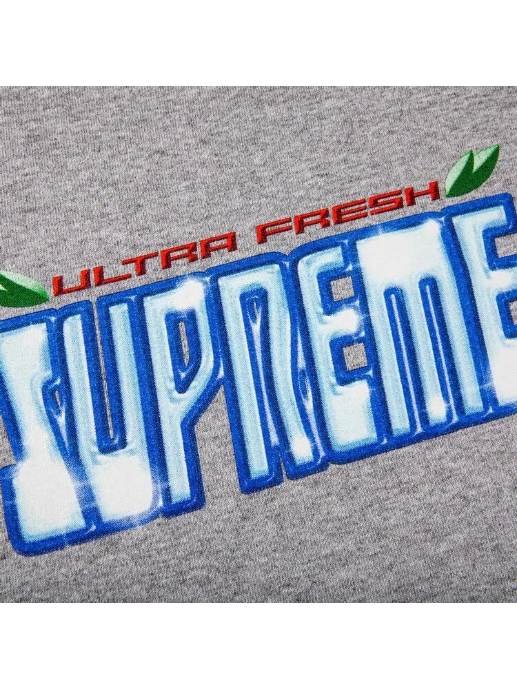 Футболка Supreme Ultra Fresh Tee 'Heather Grey' — изображение 2 из 2, серый