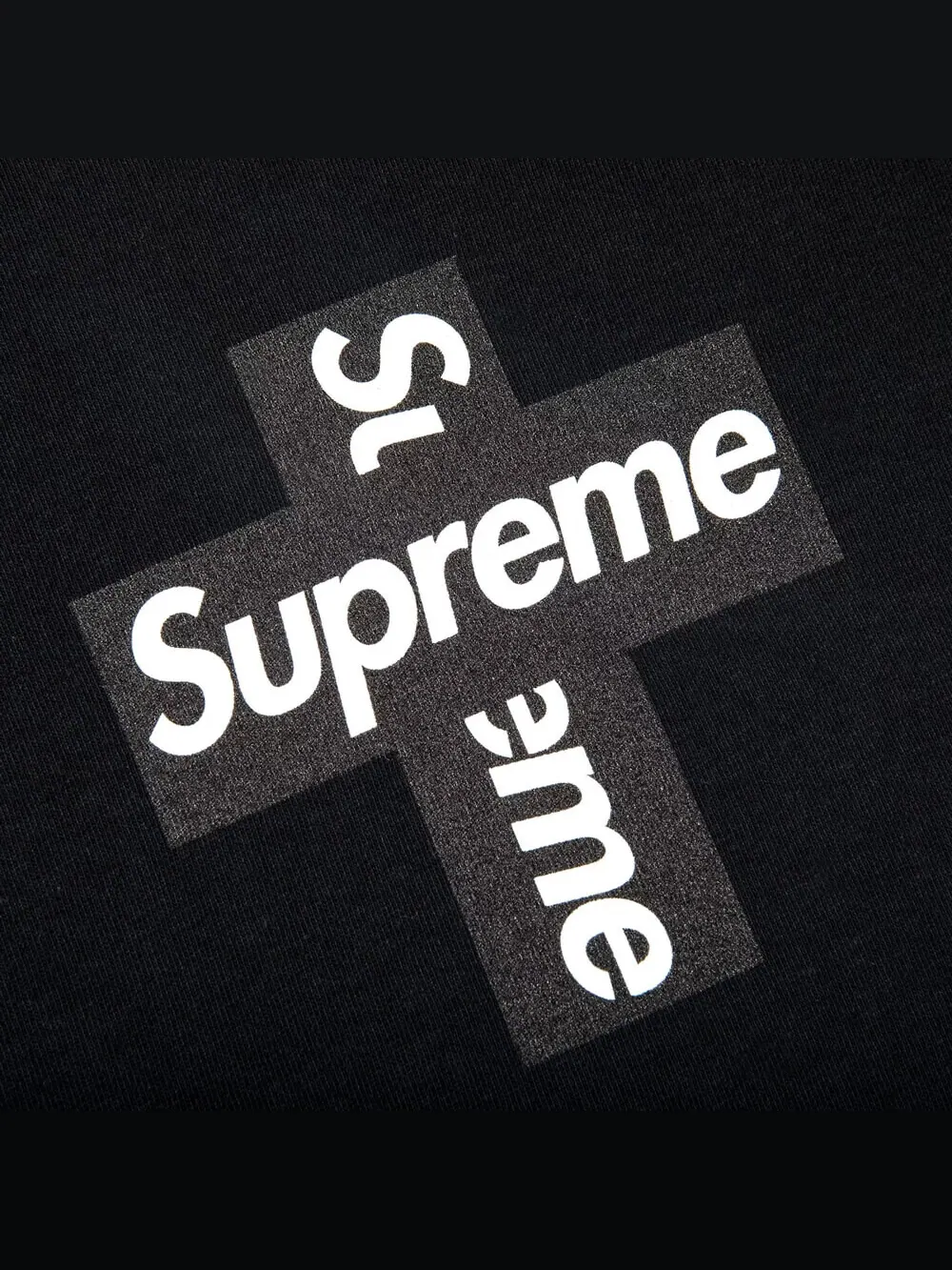 Футболка Supreme Cross Box — изображение 2 из 2, черный