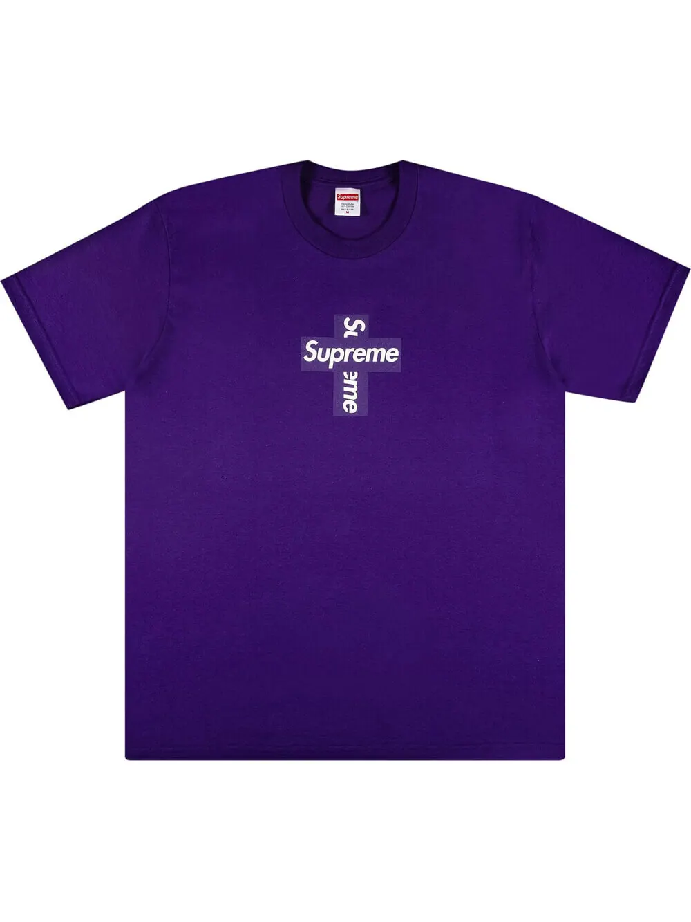 Футболка Supreme Cross Box — изображение 1 из 2, фиолетовый