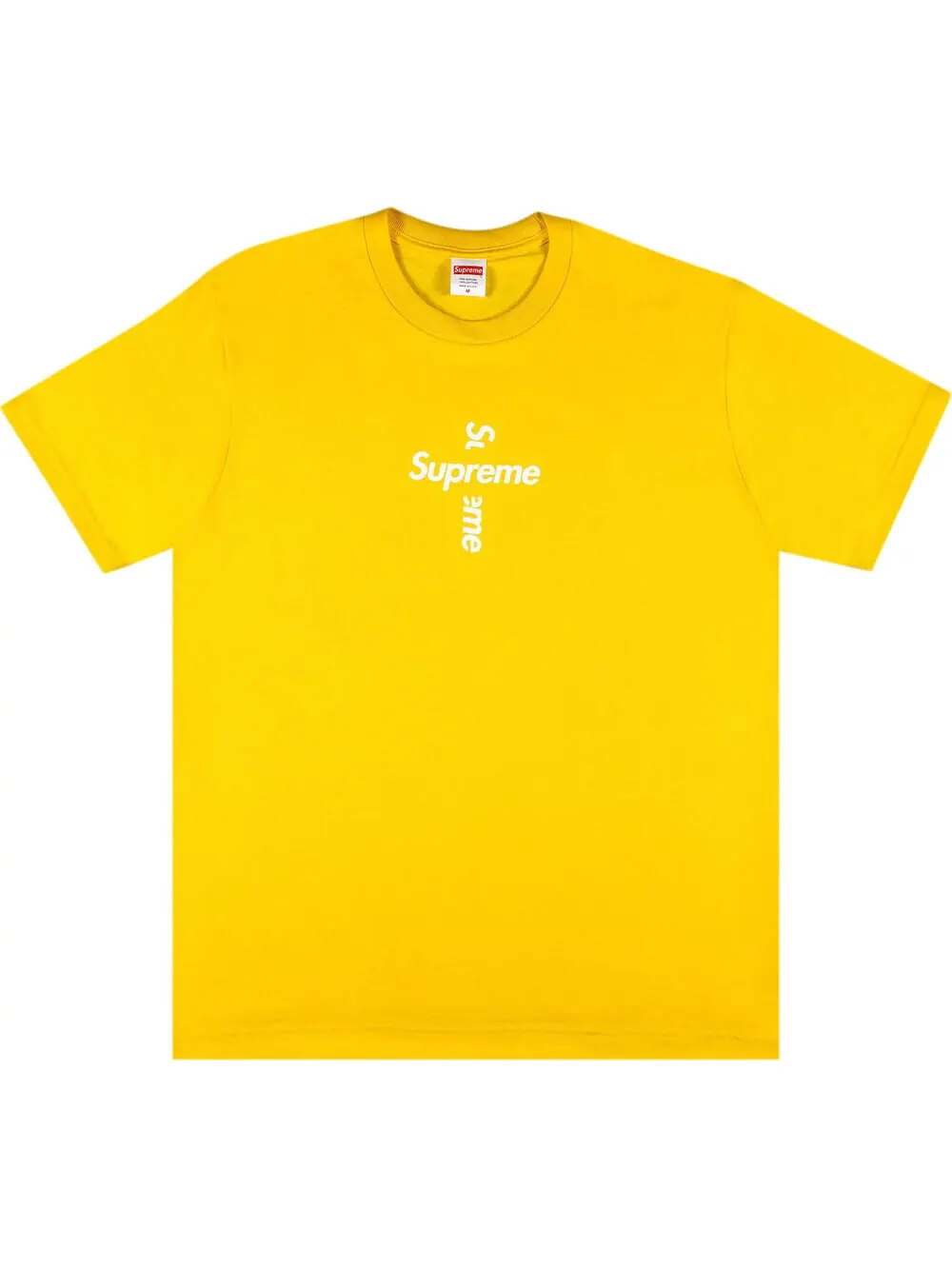 Футболка Supreme Cross Box — изображение 1 из 2, желтый