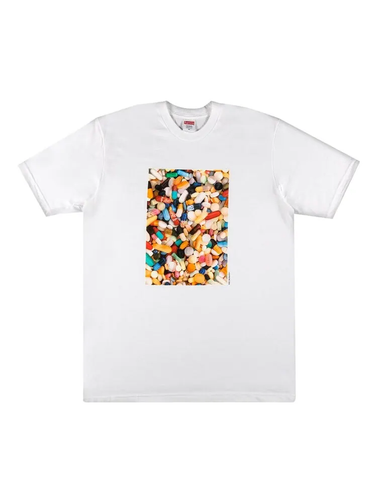 Футболка Supreme Pills Tee 'White' — изображение 1 из 2, белый