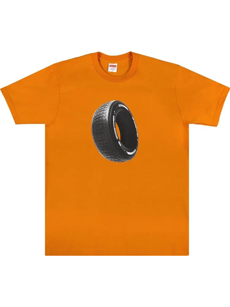 Футболка Supreme Tire Tee 'Orange' — изображение 1 из 1, оранжевый