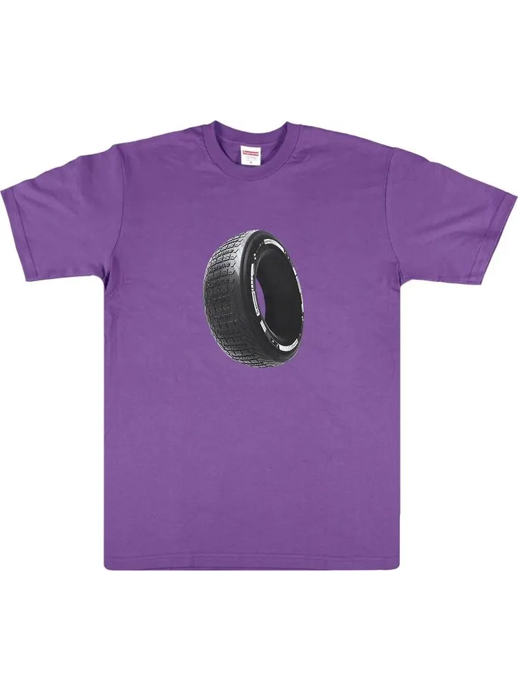 Футболка Supreme Tire Tee 'Purple' — изображение 1 из 1, фиолетовый