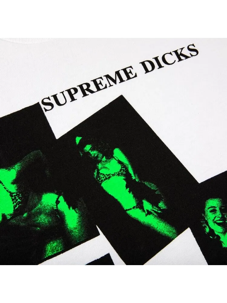 Футболка Supreme Dicks Tee 'White' — изображение 3 из 3, белый