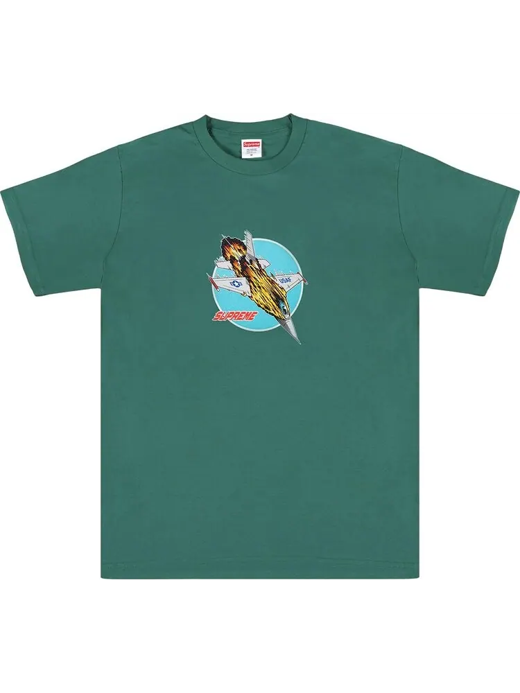Футболка Supreme Jet Tee 'Dark Teal' — изображение 1 из 1, бирюзовый