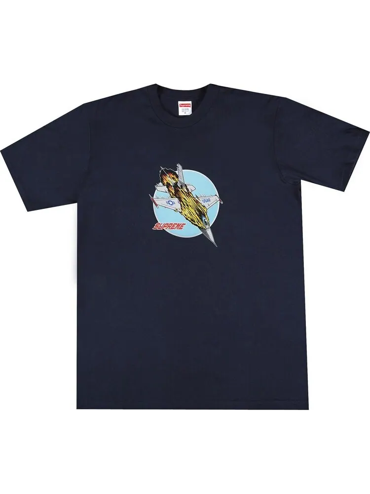 Футболка Supreme Jet Tee 'Navy' — изображение 1 из 1, синий