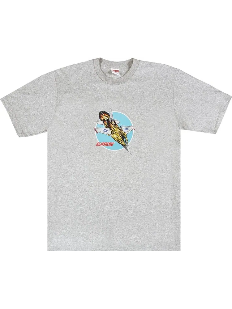 Футболка Supreme Jet Tee 'Heather Grey' — изображение 1 из 1, серый