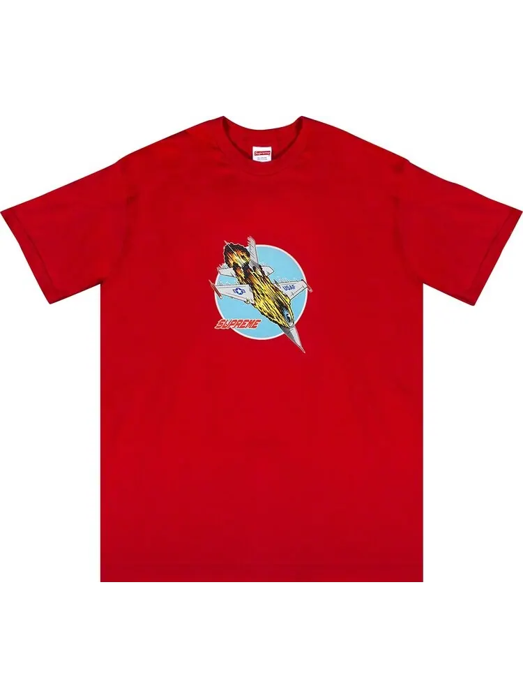 Футболка Supreme Jet Tee 'Red' — изображение 1 из 1, красный