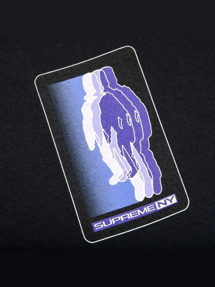 Футболка Supreme Blur Tee 'Black' — изображение 2 из 2, черный