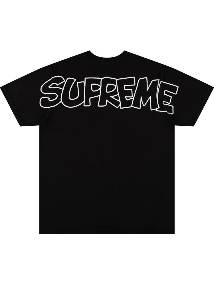 Футболка Supreme x Smurfs Tee 'Black' — изображение 2 из 3, черный