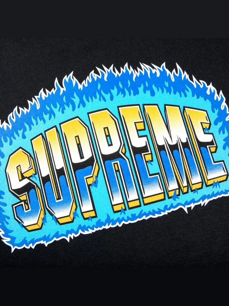 Футболка Supreme Chrome Tee 'Black' — изображение 3 из 3, черный