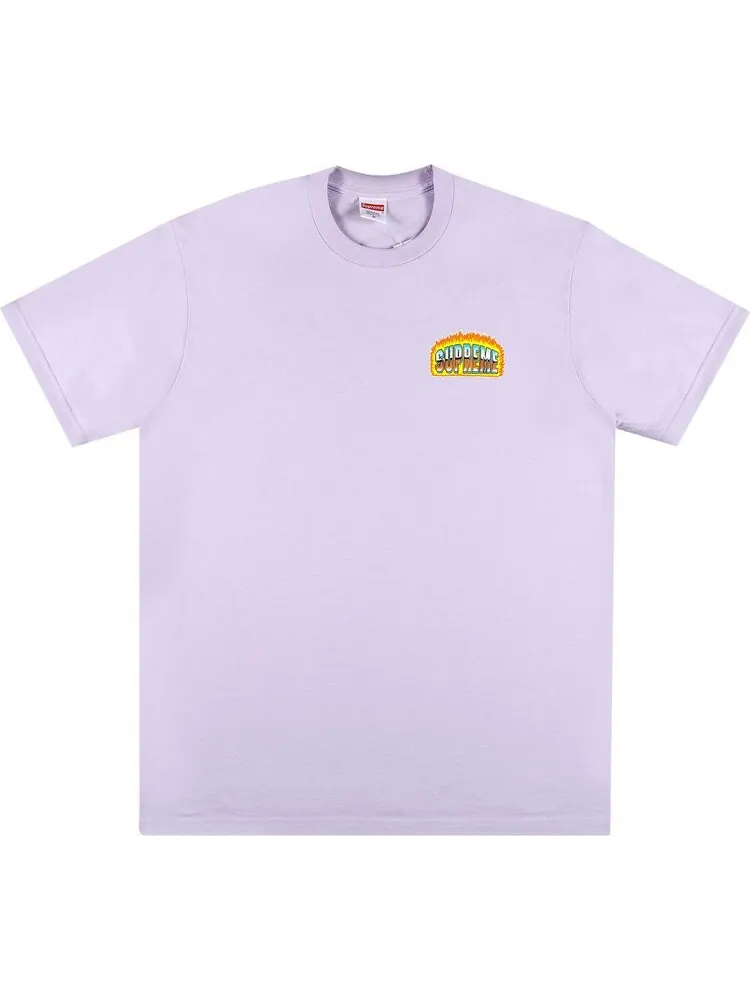 Футболка Supreme Chrome Tee 'Light Purple' — изображение 1 из 3, фиолетовый