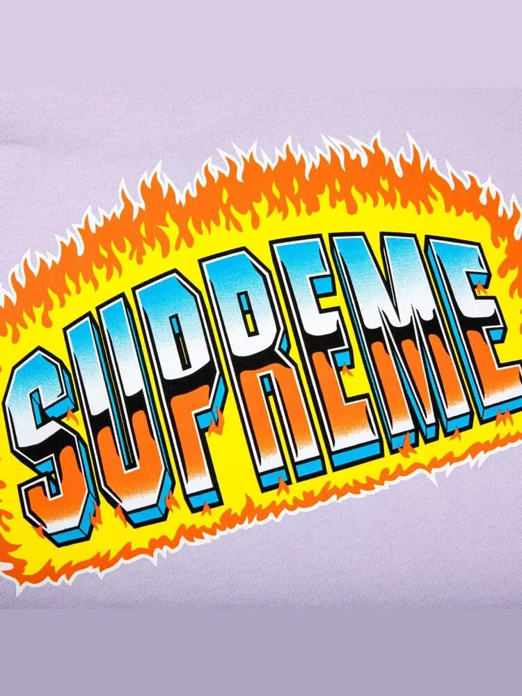 Футболка Supreme Chrome Tee 'Light Purple' — изображение 3 из 3, фиолетовый