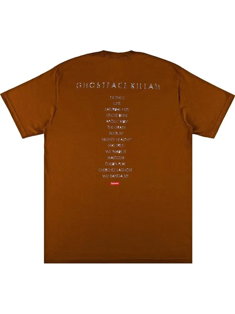 Футболка Supreme Clientele Tee 'Brown' — изображение 2 из 3, коричневый