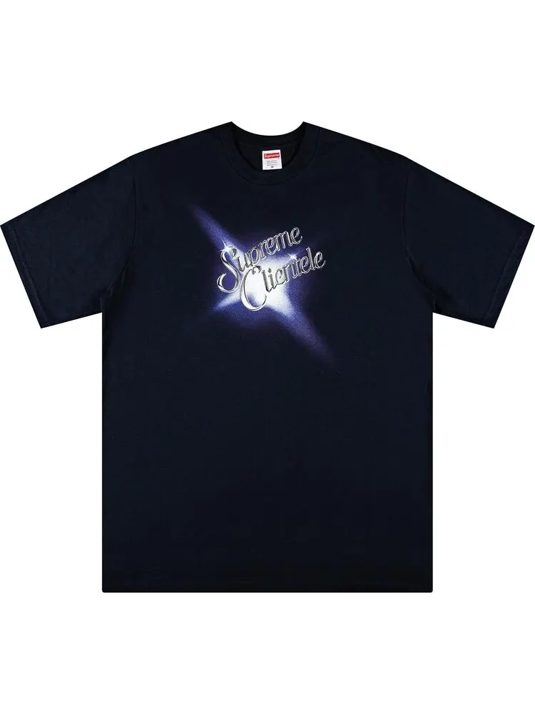 Футболка Supreme Clientele Tee 'Navy' — изображение 1 из 3, синий