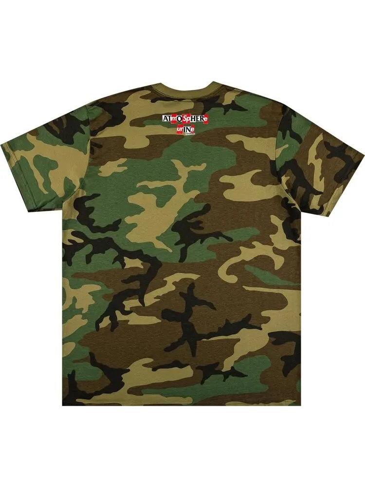 Футболка Supreme x ANTIHERO Balcony Tee 'Woodland Camo' — изображение 2 из 3, мульти