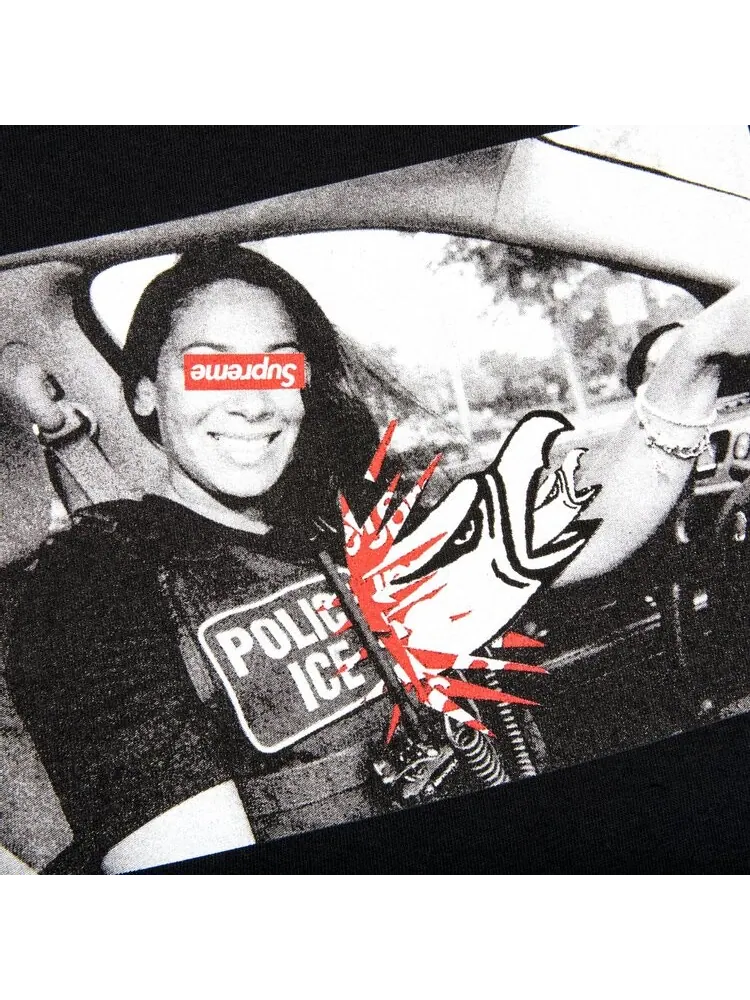 Футболка Supreme x ANTIHERO ICE Tee 'Black' — изображение 3 из 3, черный