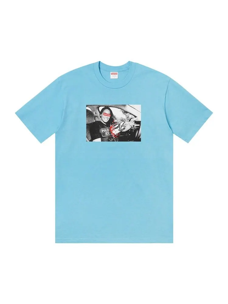 Футболка Supreme x ANTIHERO ICE Tee Light Slate — изображение 1 из 2, слат