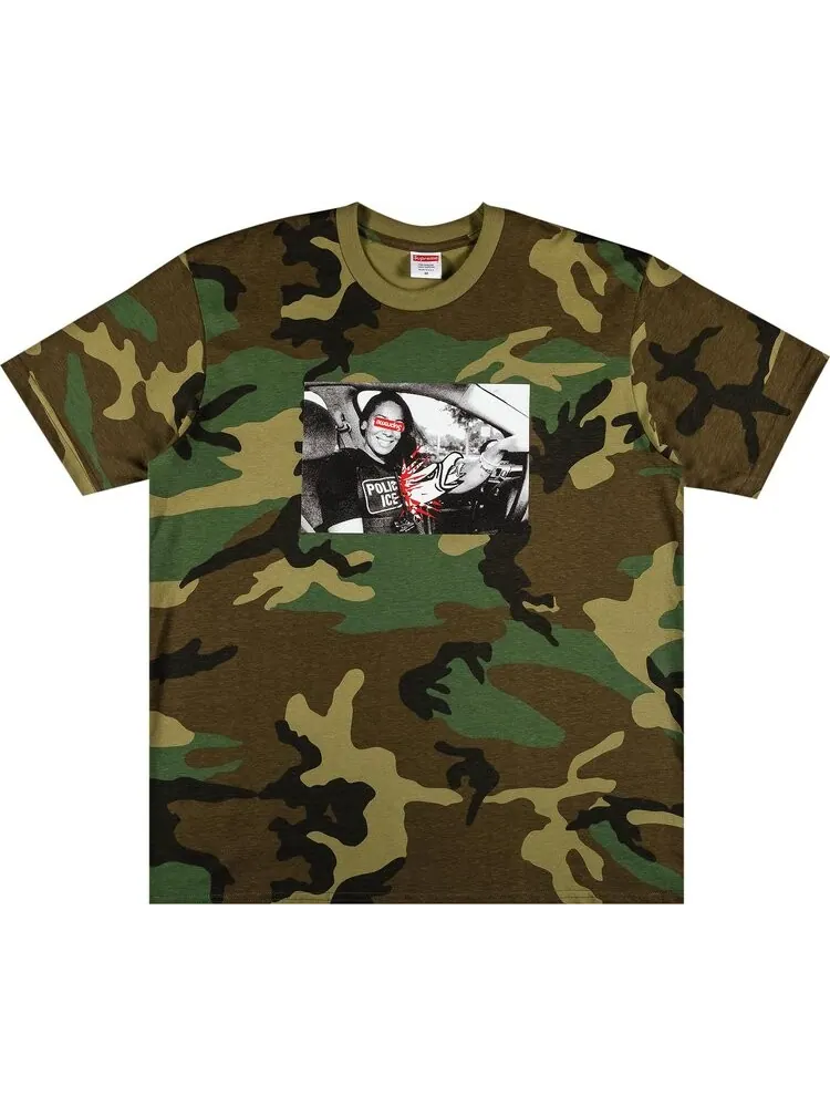 Футболка Supreme x ANTIHERO ICE Tee 'Woodland Camo' — изображение 1 из 3, мульти