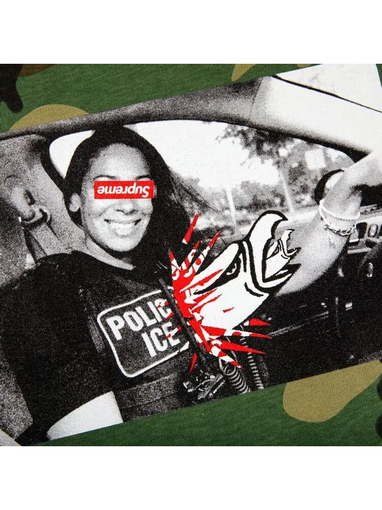 Футболка Supreme x ANTIHERO ICE Tee 'Woodland Camo' — изображение 3 из 3, мульти